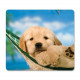 Fellowes Recycled Optical Mouse Pad - Puppy - 8" x 9" x 0.1" Dimension - Multicolor - Rubber Base - Skid Proof - TAA Compliance 5913901