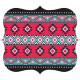 Fellowes Designer Mouse Pad - Tribal Print - Tribal Print - 8" x 9" x 0.2" Dimension - Multicolor - Skid Proof, Scratch Resistant - TAA Compliance 5919101