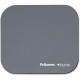 Fellowes Microban&reg; Mouse Pad - Graphite - 8" x 9" x 0.1" Dimension - Graphite - Polyester Surface, Rubber Base - Wear Resistant, Tear Resistant, Scratch Resistant, Skid Proof - TAA Compliance 5934001