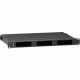 Leviton Opt-X 500i Rack Mount Enclosure - For Cassette, Fiber Splice Tray, Patch Panel - 1U Rack Height x 19" Rack Width - Rack-mountable - Black Powder Coat - Steel 5R1UL-F03