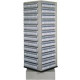 Fujitsu Fujifilm Media Storage Rack - 768 - 4 Tier(s) - 76" Height x 28" Width x 28" Depth - Carbon Steel 600004742