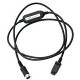 Unitech Direct Connect Communication Cable - DIN Serial - Black - TAA Compliance 600598Z