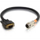 C2g 1.5ft RapidRun DB9 RS232 Serial Flying Lead - 1.50 ft Proprietary/Serial Data Transfer Cable for Monitor, Projector - DB-9 Male Serial - Second End: 1 x Proprietary Connector Audio/Video - Black 60109