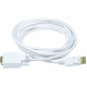 Monoprice 10ft 28AWG DisplayPort to VGA Cable - White - 10 ft DisplayPort/VGA A/V Cable for HDTV, Monitor, Audio/Video Device - First End: 1 x DisplayPort Male Digital Audio/Video - Second End: 1 x HD-15 Male VGA - Shielding - Tin, Gold Plated Connector -