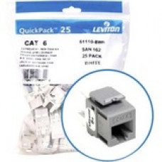 Accu-Tech CAT6+ JACK - GREY EXTREME6+ PACK OF 25 61110-BG6