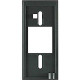 HID Mounting Spacer for Smart Card Reader - Black 6132AKB