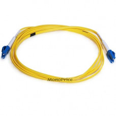 Monoprice Fiber Optic Cable, LC/LC, Single Mode, Duplex - 2 meter (9/125 Type) - Yellow - 6.56 ft Fiber Optic Network Cable for Network Device - First End: 2 x LC Male Network - Second End: 2 x LC Male Network - Yellow 6201