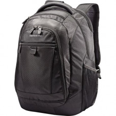 Samsonite Tectonic 2 Carrying Case (Backpack) 15.6" Notebook - Black - Shock Resistant Interior, Slip Resistant Shoulder Strap - Poly Ballistic, Tricot Interior - Shoulder Strap, Handle - 16.9" Height x 12.2" Width x 8.2" Depth 62364-1