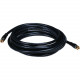 Monoprice Coaxial Antenna Cable - 15 ft Coaxial Antenna Cable for Antenna, TV, Satellite Receiver - First End: 1 x F Connector Male Antenna - Second End: 1 x F Connector Male Antenna - Shielding - Black 6314