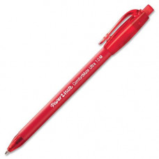 Newell Rubbermaid Paper Mate Comfort Mate Retractable Pens - Medium Pen Point - Red - Rubber Barrel - 12 / Dozen - TAA Compliance 6320187