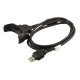 Wasp HC1 USB Cable, Communication/Charging - USB Data Transfer Cable for Mobile Computer - First End: 1 x Type A Male USB - Second End: 1 x Proprietary Connector - TAA Compliance 633808121693