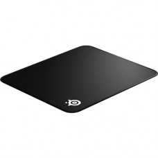 SteelSeries Cloth Gaming Mouse Pad - 0.1" x 12.6" x 10.6" Dimension - Black Monochrome - Micro-woven Cloth Surface, Rubber Base - Anti-slip, Anti-fray, Peel Resistant 63822
