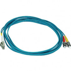 Monoprice 10Gb Fiber Optic Cable, LC/ST, Multi Mode, Duplex - 3 Meter (50/125 Type) - Aqua - 9.84 ft Fiber Optic Network Cable for Network Device - First End: 2 x LC Male Network - Second End: 2 x ST Male Network - 1.25 GB/s - 50/125 &micro;m - Aqua 6