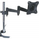 Monoprice 6421 Desk Mount for Monitor - 23" Screen Support - 33 lb Load Capacity - Black, Chrome 6421