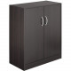 Whitmor Storage Cabinet - 3 x Shelf(ves) - Stackable - Espresso - Laminate, Wood Grain - Assembly Required 6422-8970-ESP