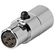 Harman International Industries AKG MDA7 LEC Adapter Connector - 1 x TA5F Audio - Chrome 6500H00350