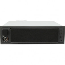 CRU Data Express DX175 Drive Bay Adapter for 5.25" - 6Gb/s SAS, Serial ATA/600 Host Interface - Black - 1 x 2.5"/3.5" Bay - Metal 6550-6502-0500
