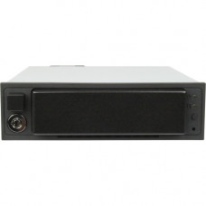 CRU Data Express DX175 Drive Bay Adapter for 5.25" - 6Gb/s SAS, Serial ATA/600 Host Interface - Black - 1 x 2.5"/3.5" Bay - Metal 6550-6502-0500