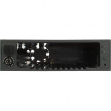 CRU Data Express DX175 Drive Bay Adapter for 5.25" - Serial ATA/600, 6Gb/s SAS Host Interface Internal - Black - 1 x 2.5"/3.5" Bay - Metal 6552-6502-0500