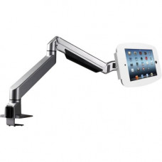 Compulocks Brands Inc. iPad Pro 12.9&#39;&#39; Secure Space Enclosure with Reach Articulating Arm Kiosk White - White - TAA Compliance 660REACH290SENW