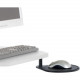 Ergotron Swing-Out Mouse Shelf - 8" Width x 9" Depth - Black - Steel, Phenolic - TAA Compliant - TAA Compliance 687BK