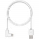 Compulocks 6ft 2.0 USB-A to 90-Degree USB-C Cable - 6 ft USB/USB-C Data Transfer Cable for Tablet, Smartphone - First End: 1 x USB 2.0 Type A - Male - Second End: 1 x USB Type C - Male - White - TAA Compliance 6FT90DUSBCW