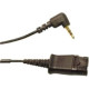 Plantronics Audio Cable - Sub-mini phone Male - Quick Disconnect - 10ft - TAA Compliance 70765-01