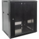 Intellinet Network Solutions 19 Inch Wallmount Cabinet, 6U, 17.7 Inch (450 mm) Depth, 6U, Black, Flatpack - Maximum Static Load of 132 lbs (60 kg) 711715