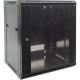 Intellinet Network Solutions 19 Inch Wallmount Cabinet, 15U, 17.7 Inch (450 mm) Depth, Black, Flatpack - Maximum Static Load of 132 lbs (60 kg) 711937