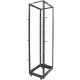Intellinet Network Solutions 19 Inch 4 Post Open Frame Rack, 45U, Adjustable Depth From 22 to 40 In. (55.88 to 101.6 cm), Black, Flatpack - Option to Use Castors, Feet or Bolt to Floor" 714259