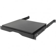 Intellinet 19" Sliding And Rotating Shelf - 1U Rack Height x 19" Rack Width - 66.14 lb Maximum Weight Capacity 714709