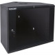 Intellinet Network Solutions 19 Inch Corner Wallmount Cabinet, 9U, 23.62 Inch (600 mm) Depth, Black, Assembled - Maximum Static Load of 132 lbs (60 kg) 714730