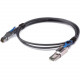 HPE 2.0m External Mini SAS High Density to Mini SAS Cable - 6.56 ft SAS Data Transfer Cable - Mini-SAS - Mini-SAS - Black 716191-B21