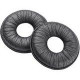 Plantronics SupraPlus Doughnut Ear Cushion - Black - Leather - TAA Compliance 67712-01