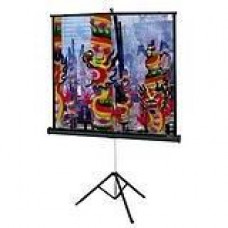 Da-Lite Versatol Portable and Tripod Projection Screen - 43" x 57" - Matte White - 72" Diagonal - TAA Compliance 76030