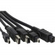 CRU Cable, 4xSATA to 1xSFF-8087, 30cm Length - 11.81" SAS/SATA Data Transfer Cable - First End: 4 x SATA - Second End: 1 x SFF-8087 SAS 7356-7000-00