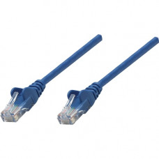 Intellinet Network Solutions Cat6a S/FTP Network Patch Cable, 3 ft (1.0 m), Blue - Copper, 26 AWG, RJ45, 50 Micron Connectors 741477