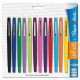 Newell Rubbermaid Paper Mate Flair Felt Tip Pens - Medium Pen Point - 1.1 mm Pen Point Size - Assorted - Assorted Barrel - 12 / Set - TAA Compliance 74423
