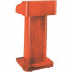 Da-Lite Pedestal Lectern - Pedestal Base - Veneer 74600