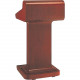 Da-Lite Pedestal Lectern - Pedestal Base - Veneer 74603