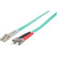 Intellinet Network Solutions Fiber Optic Patch Cable, ST/LC, OM3, 50/125, Multimode, Duplex, Aqua, 66 ft (20 m) - LSZH Jacket Material 751155