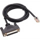 Digi Serial Straight-through Cable Adapter - RJ-45 Male, DB-25 Female - 4ft - TAA Compliance 76000199