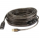 Monoprice USB Data Transfer Cable - 82 ft USB Data Transfer Cable for Camera, Printer, Webcam, Keyboard/Mouse, Gaming Console, Hard Drive, Hub - First End: 1 x Type A Male USB - Second End: 1 x Type A Female USB - 60 MB/s - Extension Cable - Gold Plated C