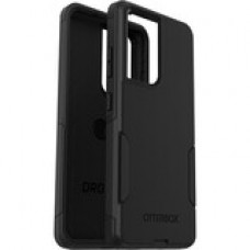 Otterbox Galaxy S21 Ultra 5G Commuter Series Case - For Samsung Galaxy S21 Ultra 5G Smartphone - Black - Drop Resistant, Bump Resistant, Bacterial Resistant, Impact Absorbing, Impact Resistant, Dirt Resistant, Dust Resistant, Lint Resistant - Synthetic Ru