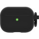 Otterbox Carrying Case Apple AirPods Pro - Black Taffy - Drop Resistant, Scratch Resistant, Scuff Resistant, Damage Resistant - Polycarbonate, Synthetic Rubber - Carabiner Clip 77-83782