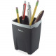 Fellowes Office Suites&trade; Pencil Cup - 4.3" x 3.1" x 3.1" - 1 Each - Black, Silver 8032301