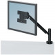 Fellowes Designer Suites&trade; Flat Panel Monitor Arm - 21" Screen Support - 20 lb Load Capacity - Black, Pearl 8038201