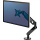 Fellowes Platinum Series Single Monitor Arm - 30" Screen Support - 20 lb Load Capacity - Black 8043301