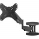 Fellowes Single Arm Wall Mount - 42" Screen Support - 66 lb Load Capacity - Black 8043501