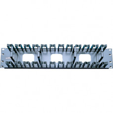 Legrand Group Ortronics OR-808044915 Cable Management Panel - Cable Management Panel - Black - 2U Rack Height 808044915